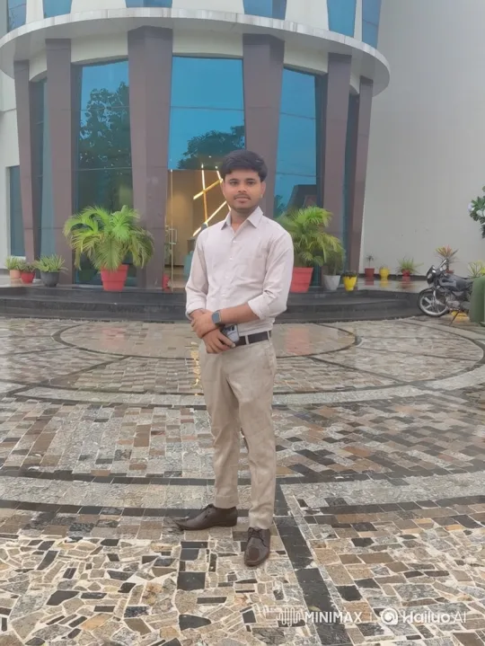 Young Man Meets Narendra Modi in Courtyard Setting – AI Generated Video | Hailuo AI
