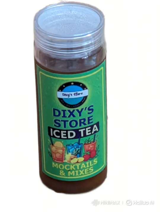Couple Enjoying Dixy's Store Iced Tea on a Sunny Patio – AI Generated Video | Hailuo AI