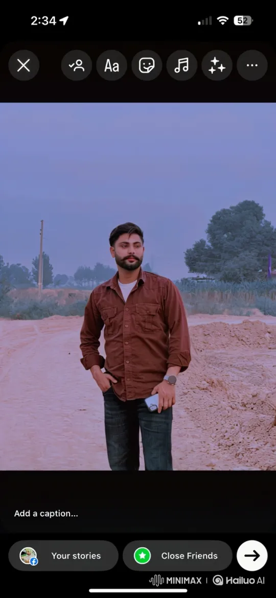 Young Couple Shares Intimate Moment in Twilight Landscape – AI Generated Video | Hailuo AI