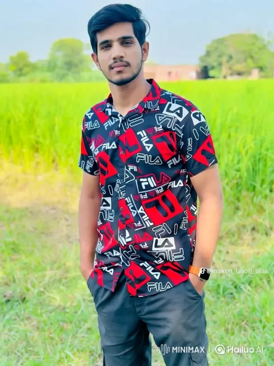 Stylish Young Man in Lush Field with Gentle Breeze – AI Generated Video | Hailuo AI