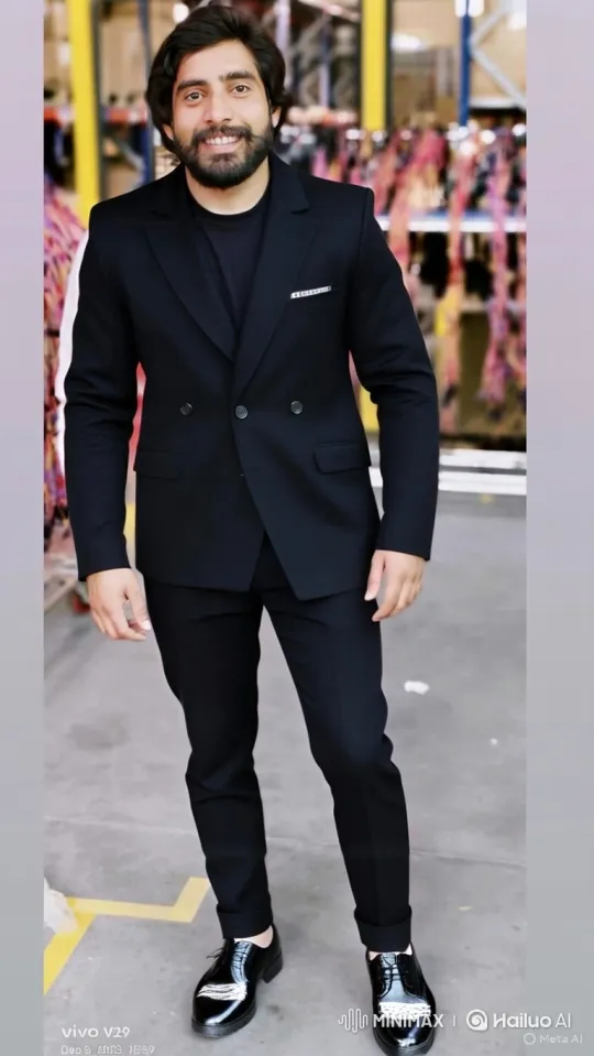 Man in Black Suit Meets Partner at Rolls Royce – AI Generated Video | Hailuo AI