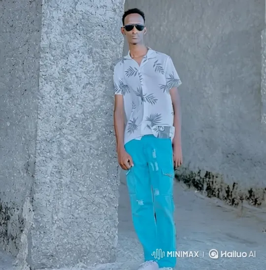 Portrait of a Young Man in Casual Cool – AI Generated Video | Hailuo AI