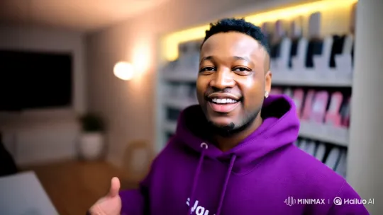 Confident Merchant Noé Junior Introduces Mobile Phone Accessories – AI Generated Video | Hailuo AI
