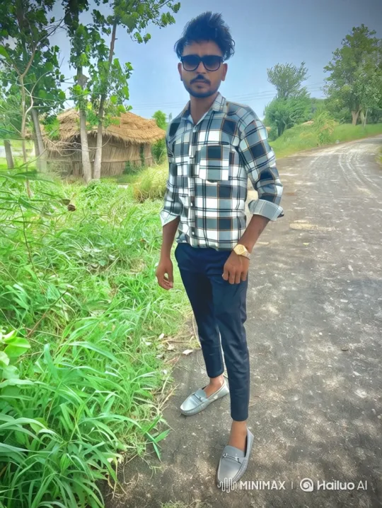 Young Man Meets Prime Minister Modi in Rural Setting – AI Generated Video | Hailuo AI