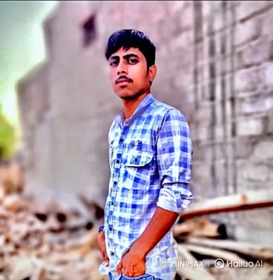 Young Man in Thoughtful Pose with Blurred Background – AI Generated Video | Hailuo AI
