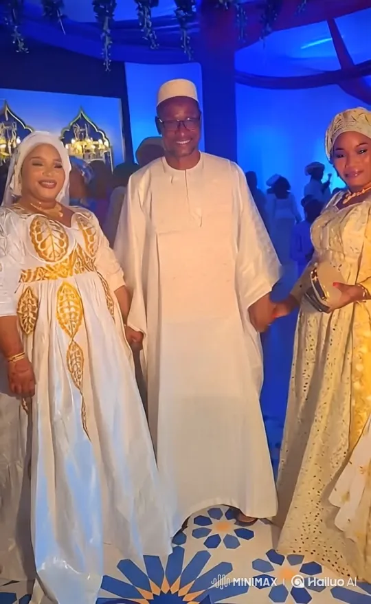 Elegant Trio Celebrates with Synchronized Dance – AI Generated Video | Hailuo AI