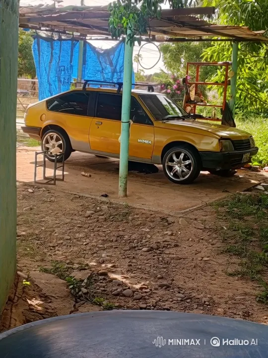Chevrolet Monza Customization: Smooth Air Suspension Lowering – AI Generated Video | Hailuo AI
