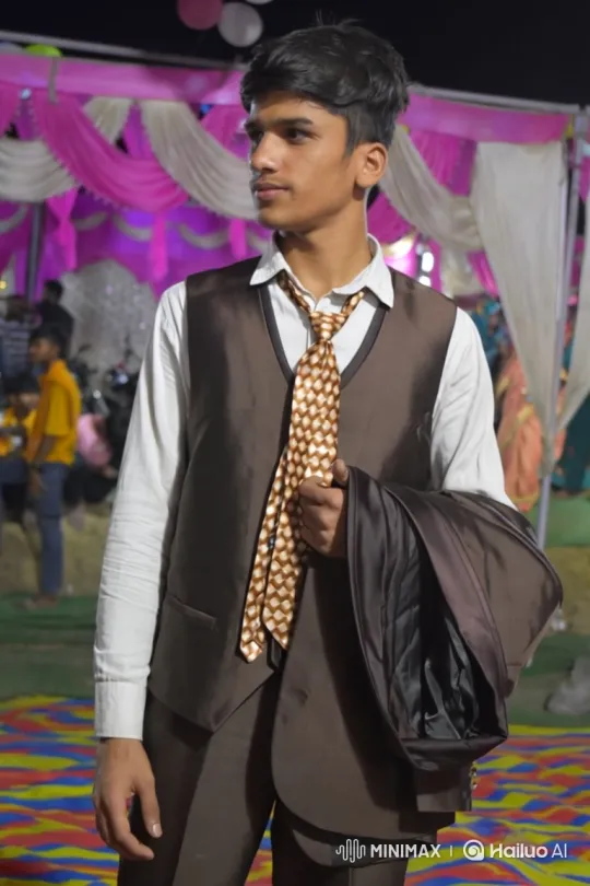 PM Modi Meets Young Man at Festive Outdoor Event – AI Generated Video | Hailuo AI