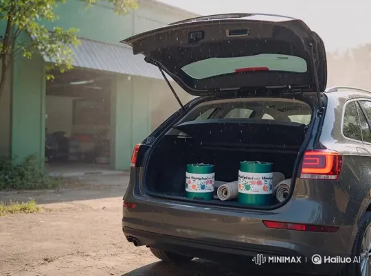 Car in Bag Round – AI Generated Video | Hailuo AI