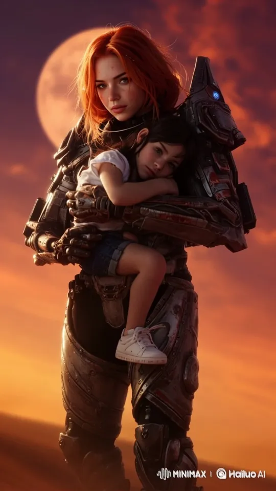 Mother and Child's Journey Across a Desolate World – AI Generated Video | Hailuo AI