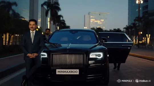 Narendra Modi Greets Aman with Handshake by Rolls Royce – AI Generated Video | Hailuo AI
