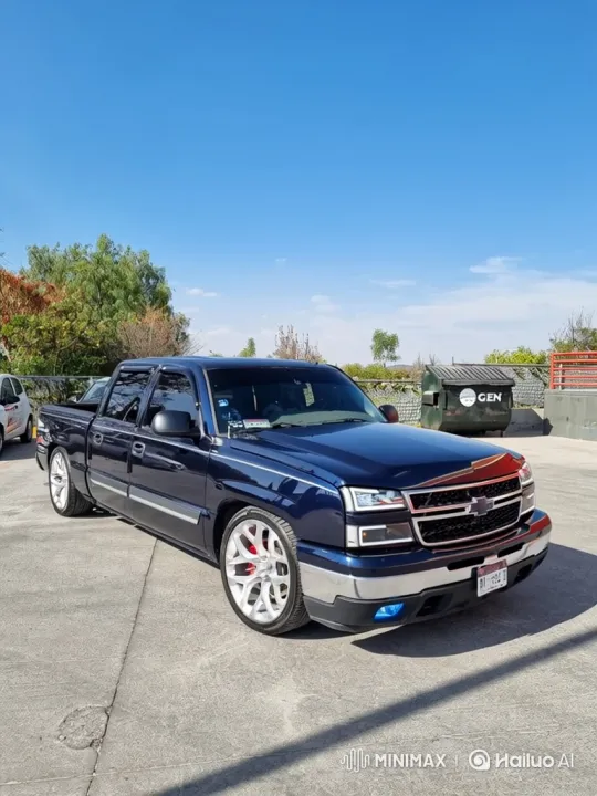 Custom Dark Blue Pickup Truck Lowering Demonstration – AI Generated Video | Hailuo AI