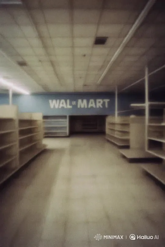 Exploring the Derelict Walmart Phenomenon – AI Generated Video | Hailuo AI