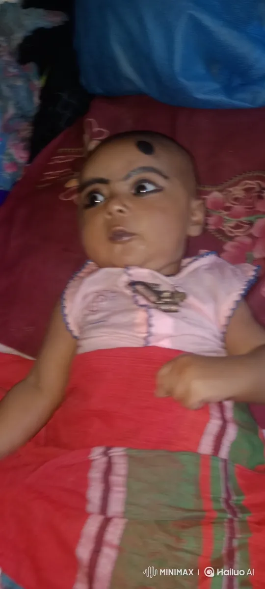 Baby with Makeup in Gentle, Static Shot – AI Generated Video | Hailuo AI