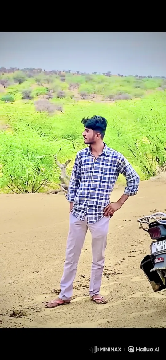 Young Man Meets Older Gentleman in Desert Landscape – AI Generated Video | Hailuo AI