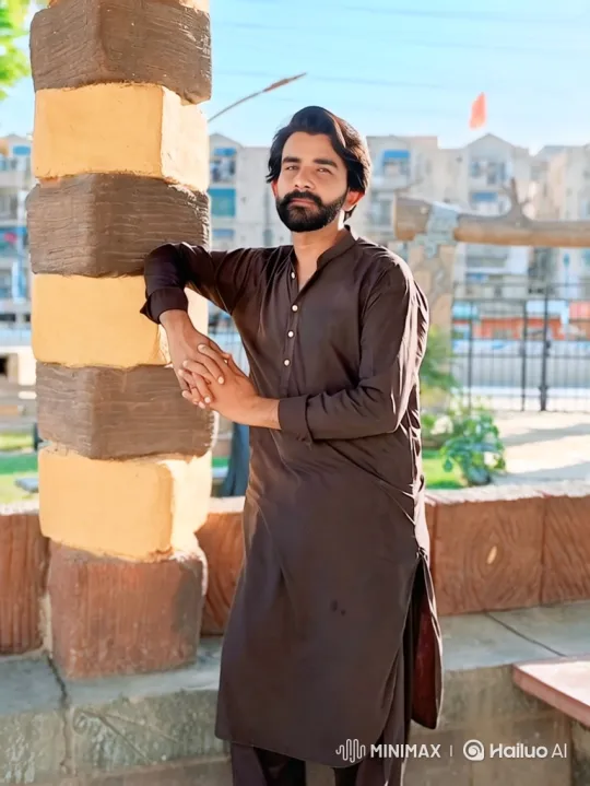 Portrait of a Man in a Park Setting – AI Generated Video | Hailuo AI