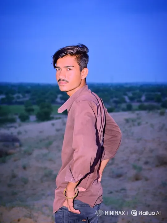 Young Man Meets Older Gentleman Amidst Twilight Landscape – AI Generated Video | Hailuo AI