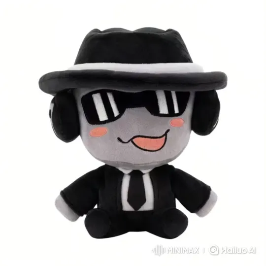 Plush Toy Casino Adventure: From Stylish Character to Gold Statue – AI Generated Video | Hailuo AI