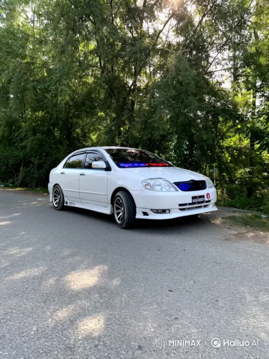 Modified Sedan Showcases Advanced Air Suspension System – AI Generated Video | Hailuo AI