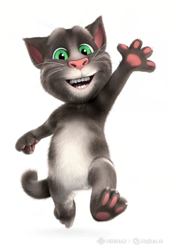 Talking Tom Cat Enjoys a Drive in the Countryside – AI Generated Video | Hailuo AI