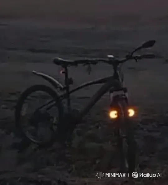 Night Beach Bicycle to Earth from Space Panorama – AI Generated Video | Hailuo AI