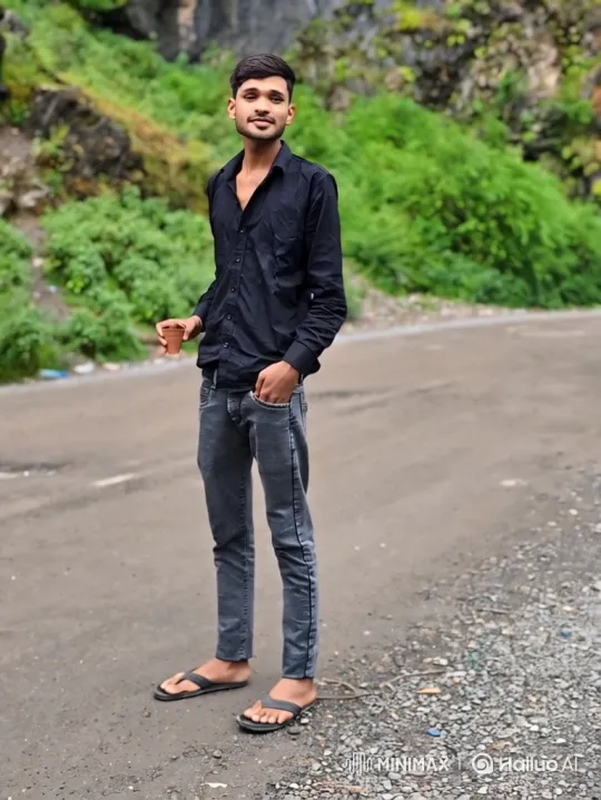 Young Man Watches Helicopter Hover Over Him – AI Generated Video | Hailuo AI