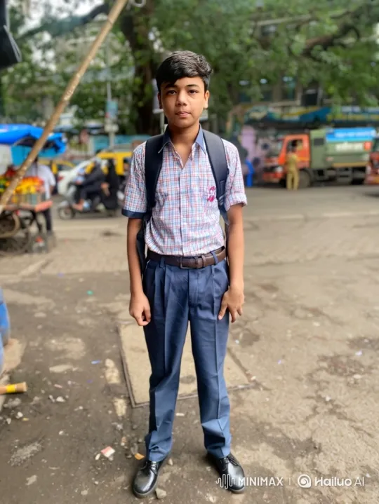 Young Boy Meets Man Resembling PM Modi on Street – AI Generated Video | Hailuo AI