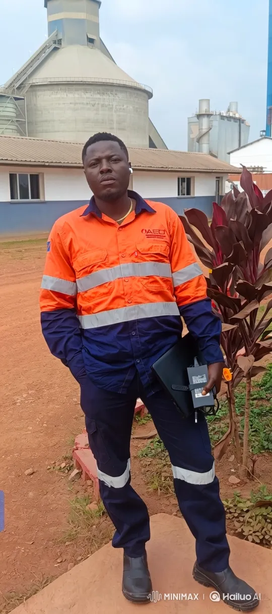 Man in Work Uniform at Industrial Facility – AI Generated Video | Hailuo AI