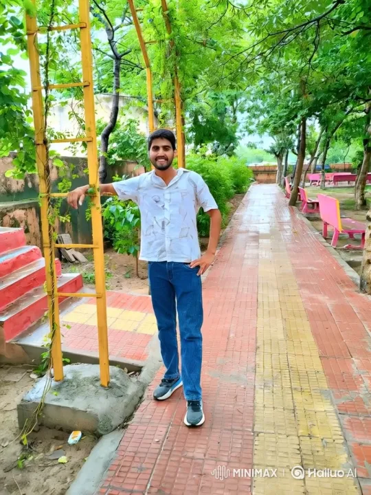 Young Man Surprised by PM Modi in Park – AI Generated Video | Hailuo AI