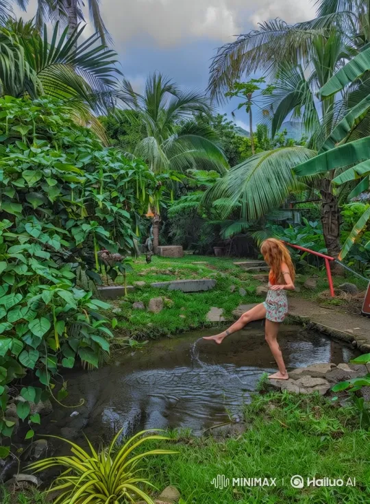 Transformation into Fairy: Dance in Enchanted Garden – AI Generated Video | Hailuo AI