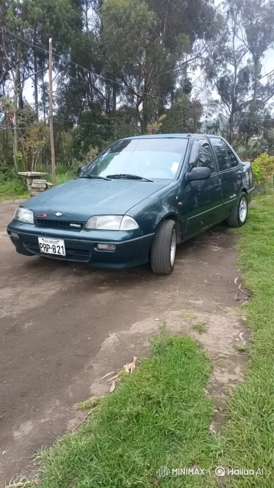 Custom Sedan Lowering on Dirt Path with Air Suspension – AI Generated Video | Hailuo AI