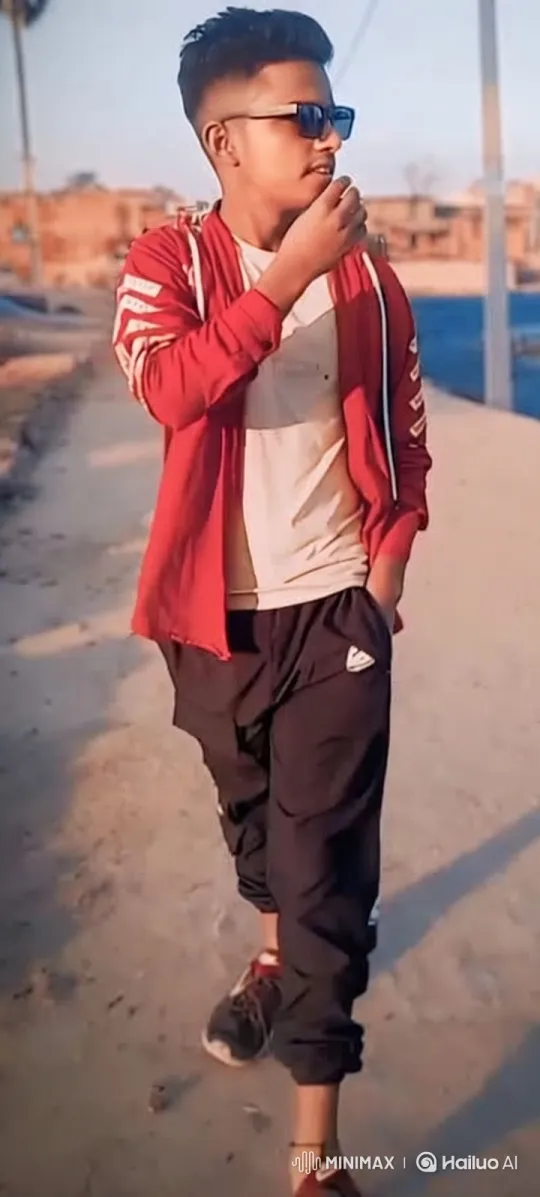 Young Man Walking Thoughtfully on Dirt Path – AI Generated Video | Hailuo AI