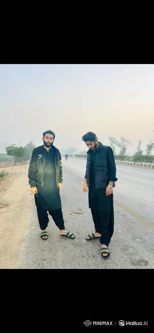 Two Men Ponder on Road, Then Couple Shares Quiet Moment in Park – AI Generated Video | Hailuo AI