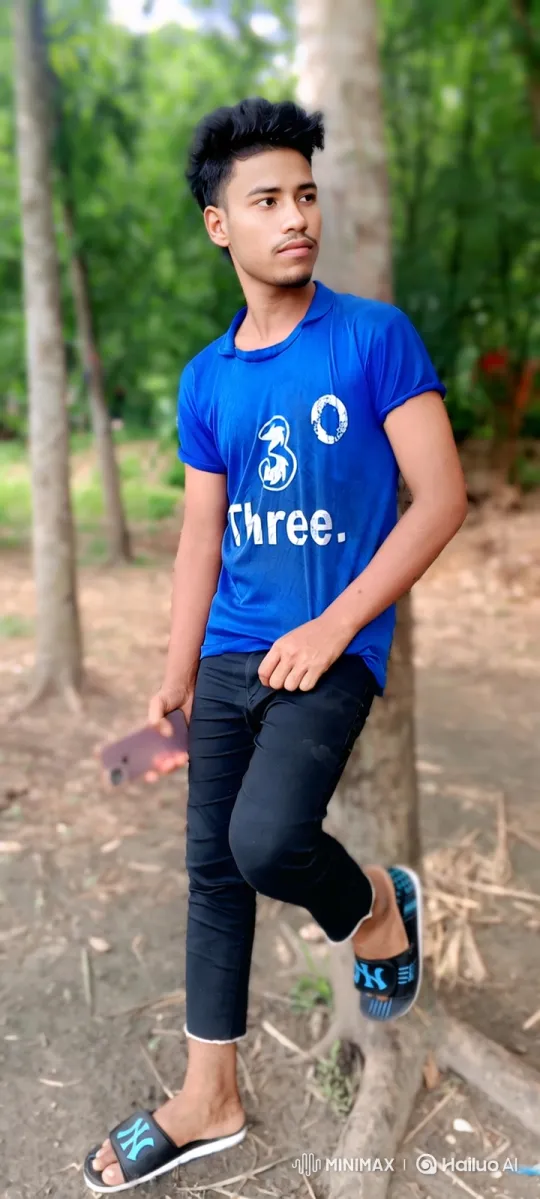 Young Man Observes Girls Passing in Woods – AI Generated Video | Hailuo AI