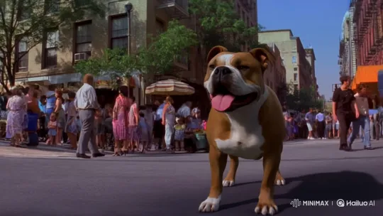 American Bully Dog and Wookie Dance-Off to Rooftop Battle – AI Generated Video | Hailuo AI