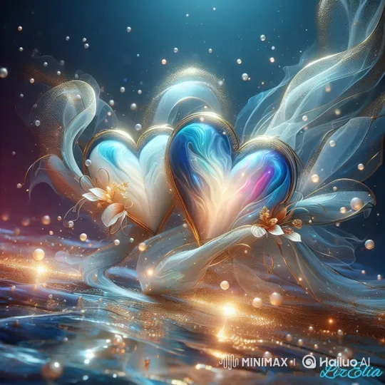 Enchanting Hearts Dance in a Magical Setting – AI Generated Video | Hailuo AI