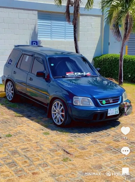 Custom Honda CR-V with Extreme Low-Ride Suspension – AI Generated Video | Hailuo AI