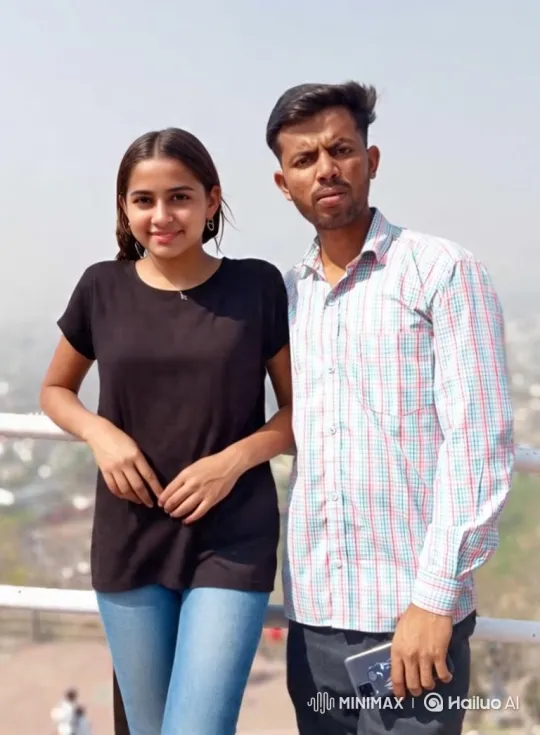 Couple Sharing a Quiet Moment Outdoors – AI Generated Video | Hailuo AI