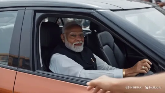 First-Person POV Handshake with PM Modi – AI Generated Video | Hailuo AI