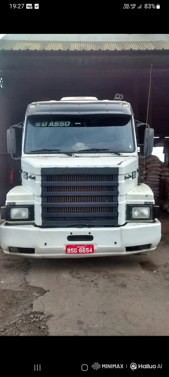 Semi-Truck Starts and Moves in Dimly Lit Warehouse – AI Generated Video | Hailuo AI
