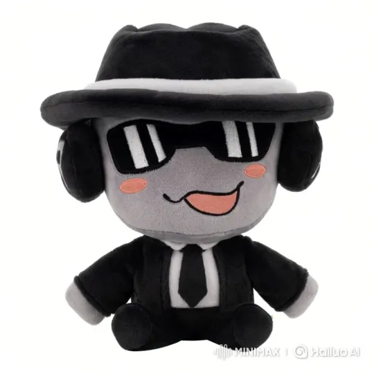 Charming Plush Toy Grooves in Stylish Suit – AI Generated Video | Hailuo AI