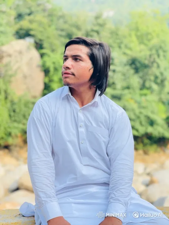 Contemplative Man in Nature with Slow Zoom – AI Generated Video | Hailuo AI