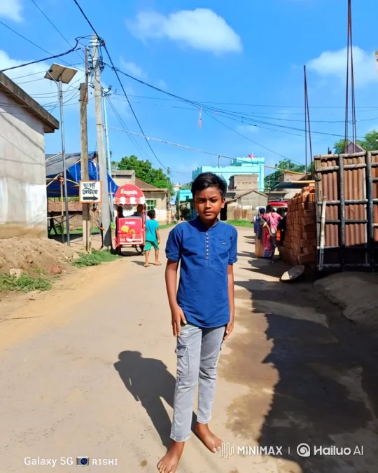 Boy and BMW: A Village Encounter – AI Generated Video | Hailuo AI