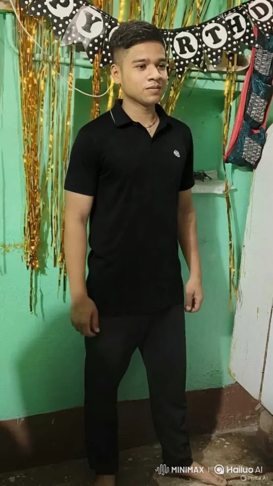 Young Man Smiles During Birthday Celebration – AI Generated Video | Hailuo AI