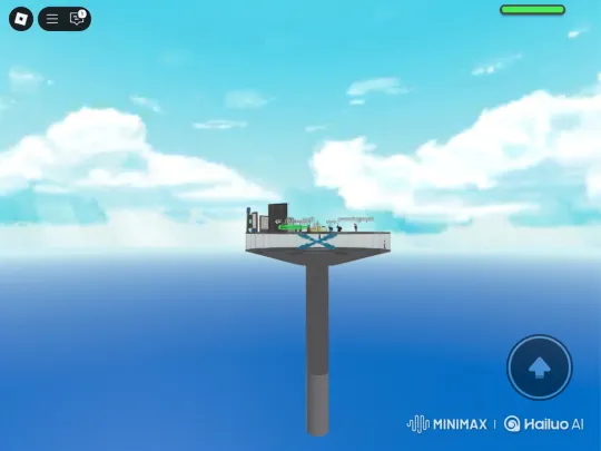 Catastrophic Collapse of Virtual Tower with Avatars – AI Generated Video | Hailuo AI