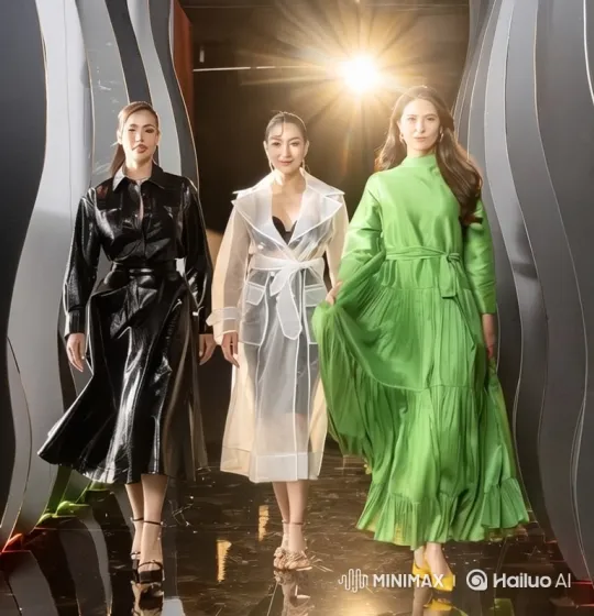 Fashion Runway with Unexpected Gymnastics Twist – AI Generated Video | Hailuo AI