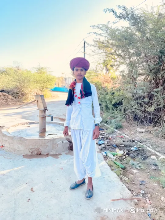 Young Man Meets Elderly Leader in Rural Setting – AI Generated Video | Hailuo AI