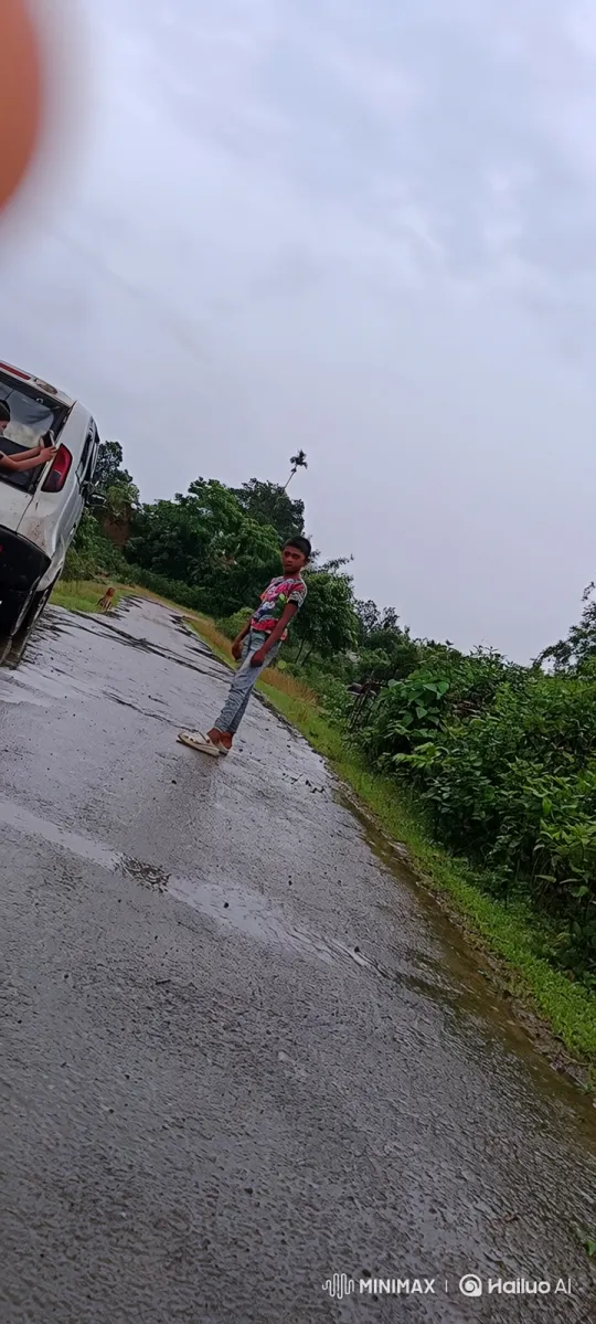 Boy Stands Still Amidst Nature, Observes Camera – AI Generated Video | Hailuo AI
