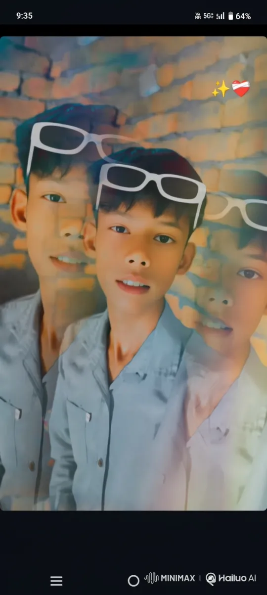Young Boy's Gentle Smile and Animated Star Emojis – AI Generated Video | Hailuo AI