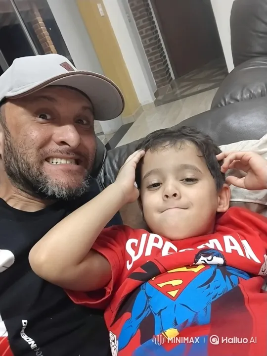 Man and Boy Transform into Batman and Superman – AI Generated Video | Hailuo AI